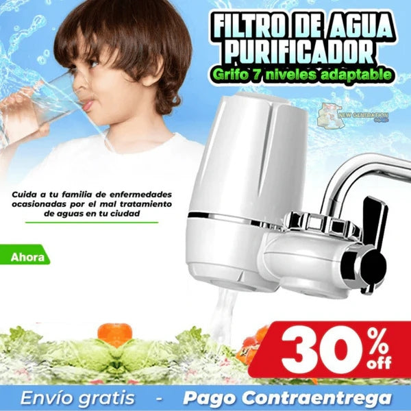 FILTRO PURIFICADOR DE AGUA PARA GRIFO ADAPTABLE®